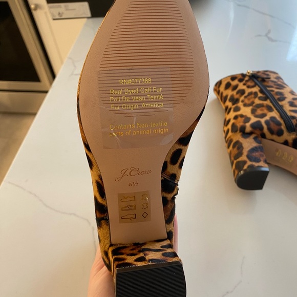 J.Crew Pointed Toe Sadie Boots in Calf Hair - Picture 8 of 8